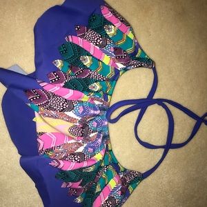 Feather Blue Bikini